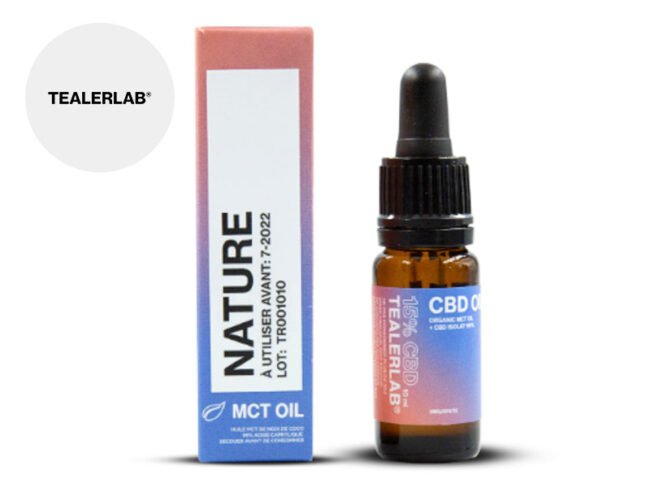 Huile CBD 15% Bio (10ml) - TealerLab