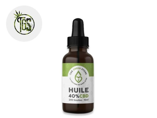 Huile CBD 40% Bio (10ml) - The Green Store