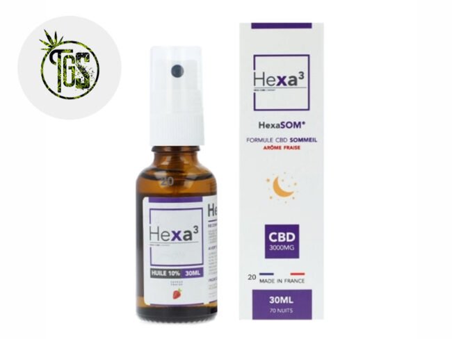 Huile CBD 10% Bio (30ml) - Hexa3