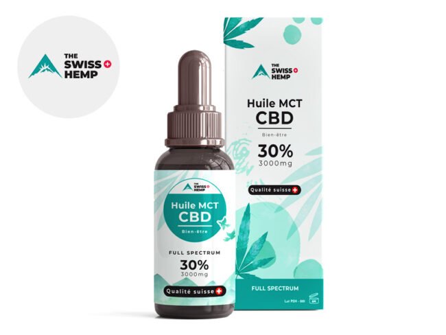 Huile CBD 30% Bio (10ml) - The Swiss Hemp