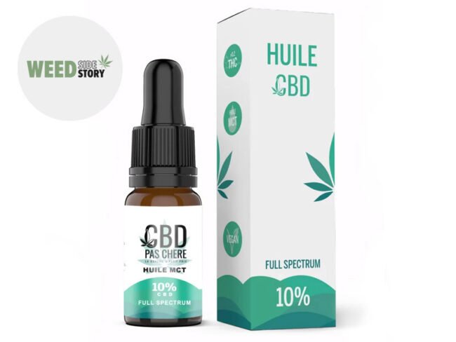 Huile CBD 10% Bio (10ml) - Weed Side Story