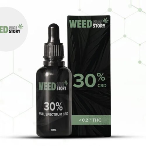 Huile CBD 30% Bio (10ml) - Weed Side Story