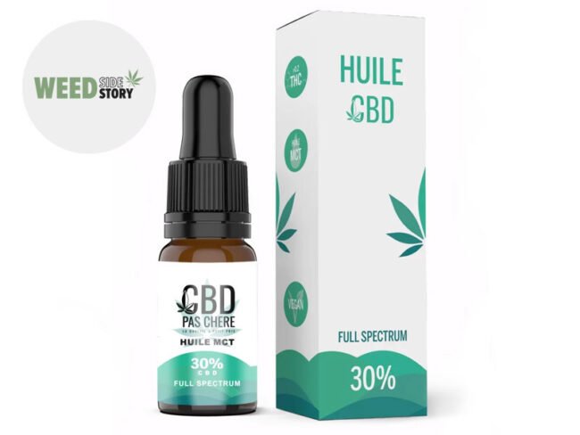 Huile CBD 30% Bio (10ml) - Weed Side Story