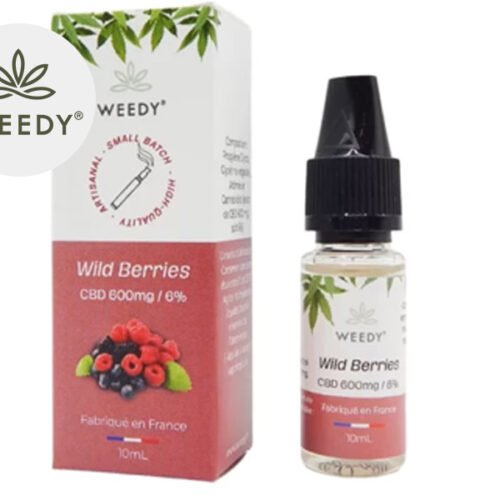 E liquide Wild Berries CBD (600mg) - Weedy