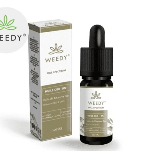 Huile CBD 5% Bio (10ml) - Weedy