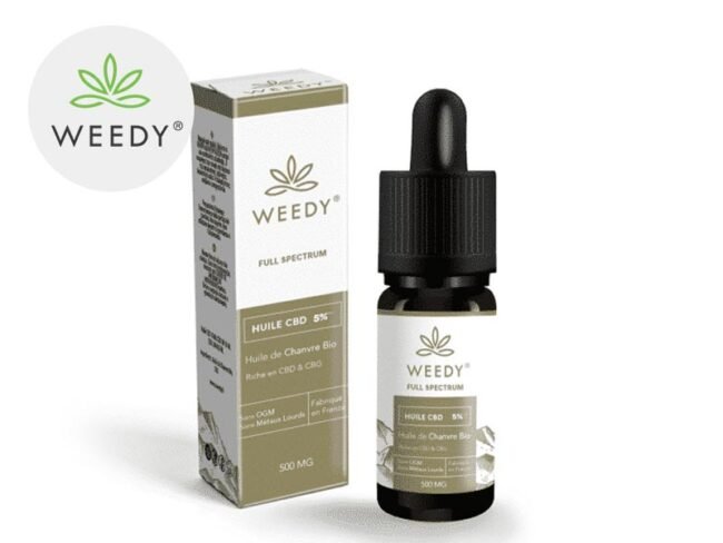 Huile CBD 5% Bio (10ml) - Weedy