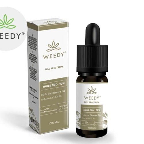 Huile CBD 10% Bio (30ml) - Weedy