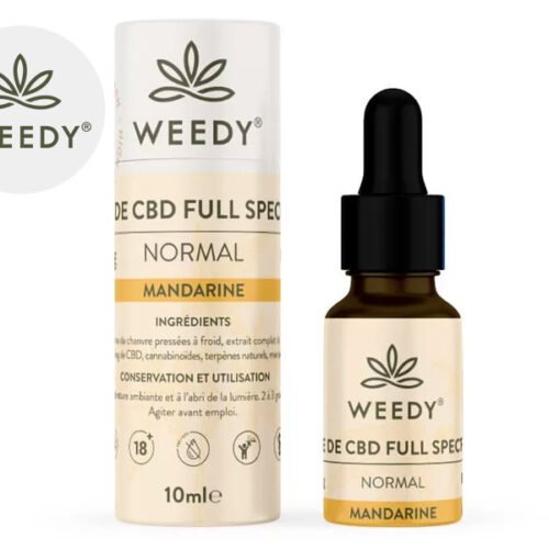 Huile CBD 10% Bio Mandarine (10ml) - Weedy