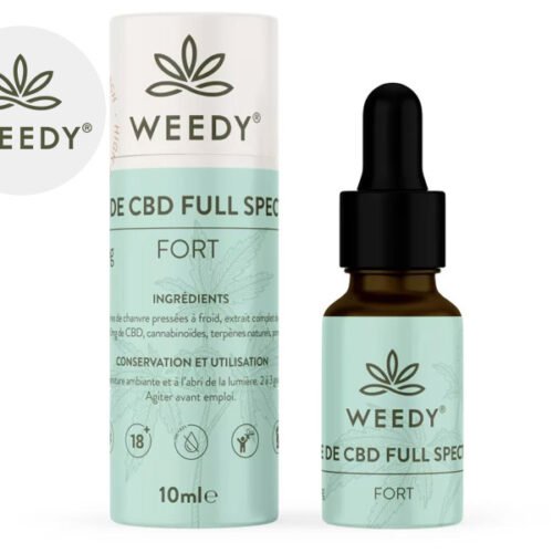 Huile CBD 20% Bio (10ml) - Weedy