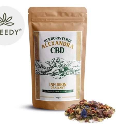 Infusion CBD Drainant bio - Herboristerie Alexandra