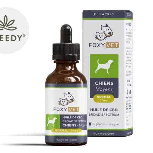 Huile CBD Chien 5% Foxyvet 30ml