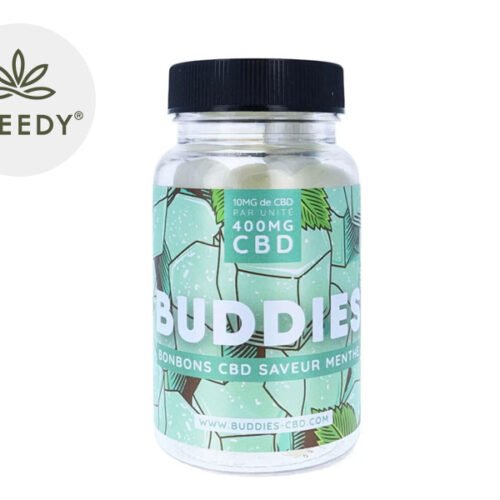Bonbon classique Menthe CBD 4% - Buddies