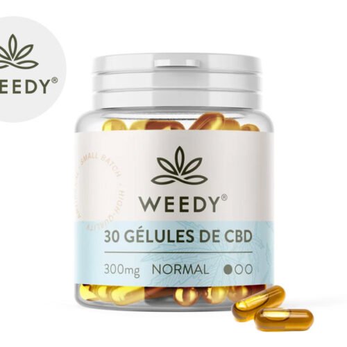 Gélules CBD 300mg - Weedy