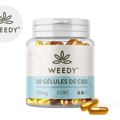 Gélules CBD 750mg - Weedy