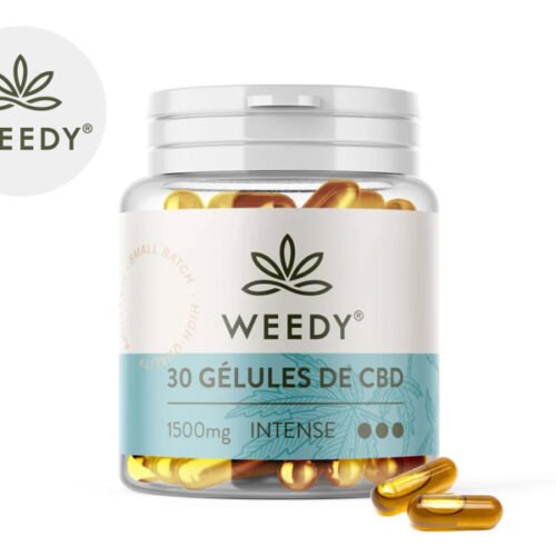 Gélules CBD 1500mg - Weedy