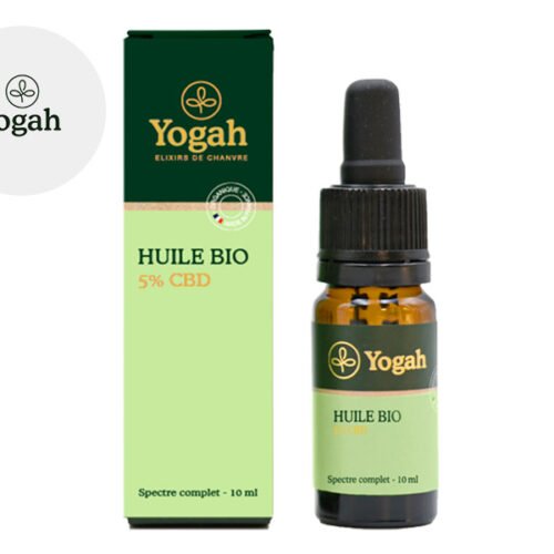 Huile CBD 5% Bio (10ml) - Yogah