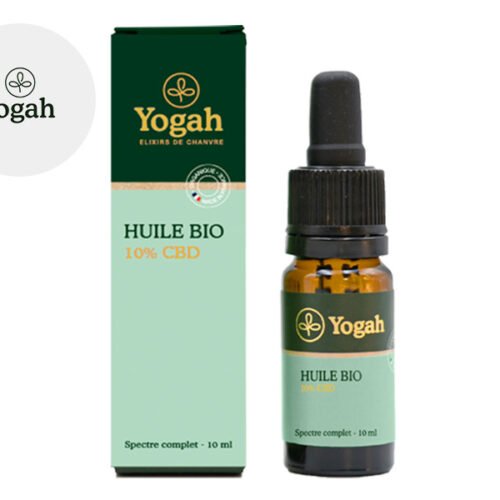 Huile CBD 10% Bio (10ml) - Yogah