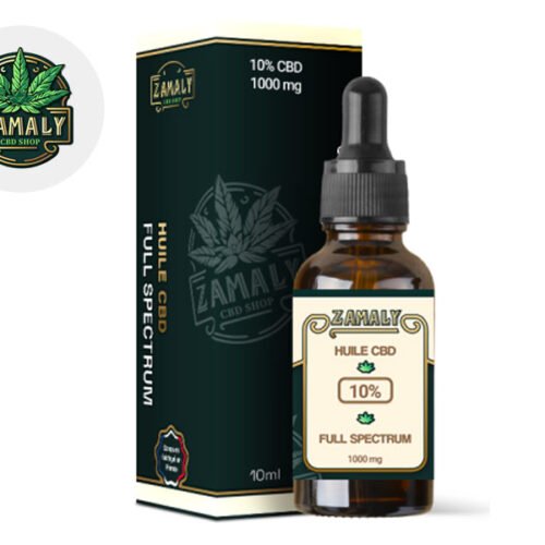 Huile CBD 10% Bio (10ml) - Zamaly