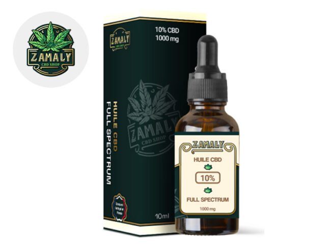 Huile CBD 10% Bio (10ml) - Zamaly