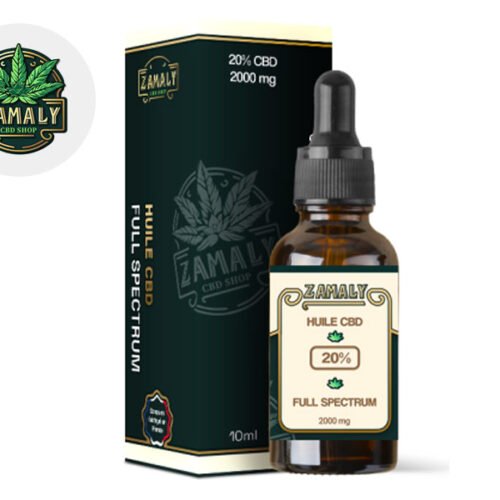Huile CBD 20% Bio (10ml) - Zamaly