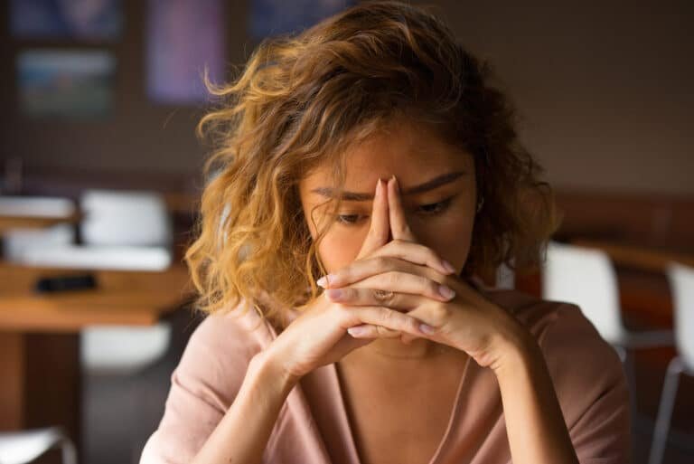 femme stress