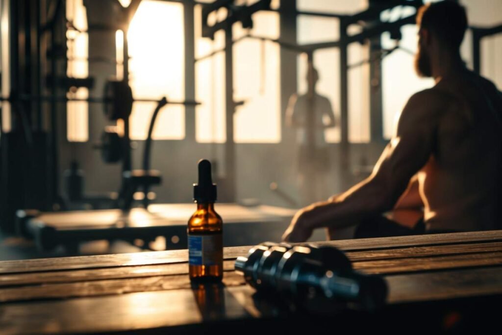 sportif et huile de cbd